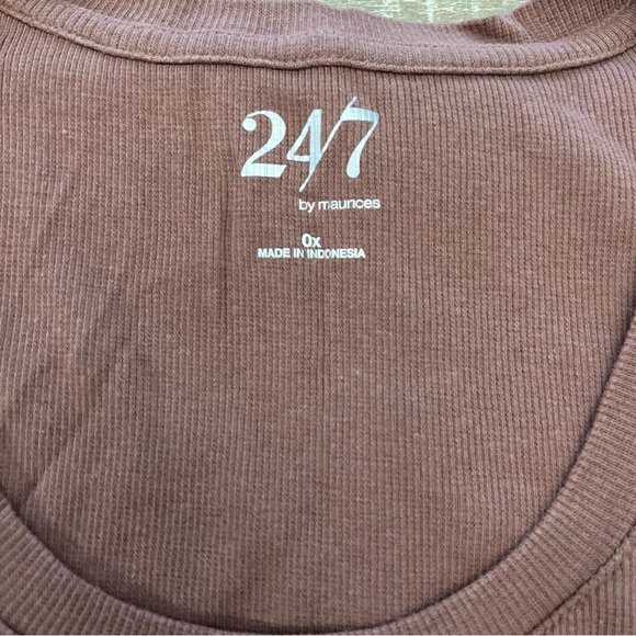 Maurices Blue and Pink Ribbed Tank Tops set of 2! - Picture 4 of 4